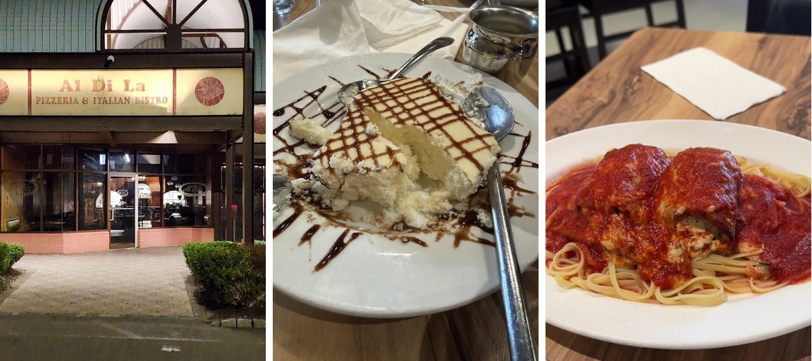Al Di La Pizzeria & Bistro Menu