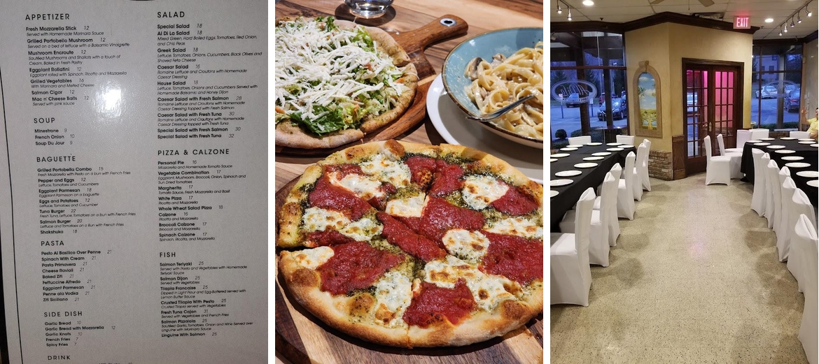 Al Di La Pizzeria & Bistro Menu